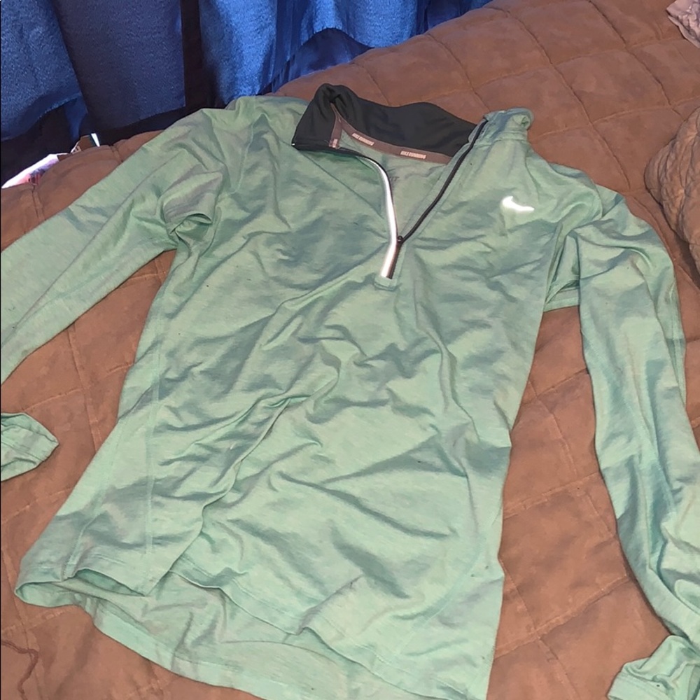 Light green Nike workout Zip up
